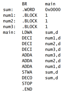 Some Pep/9 instructions are unary, taking only 1 byte. Other instructions require 3 bytes. Given the...