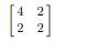 What is the Cholesky factorization of the following matrix?