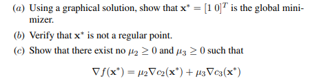 Consider the constrained minimization problem (see [12])-2