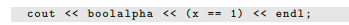 Evaluate and print the values of the logical expressions (x 1), (x >= 1), (x will print out true if...-1