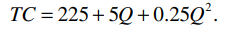 The demand equation for a product sold by a monopolist is The firm’s total cost equation is a....-2