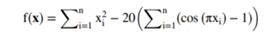 Implement a particle swarm optimization algorithm to find the minimum of the function f x; y ? ? x2...