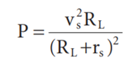 You have an electrical circuit that includes a voltage source vs with an internal resistance and a...-3