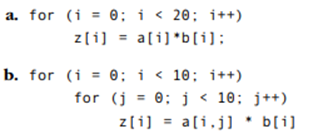 Write ARM assembly language code for the following loops: