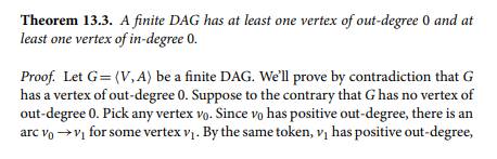 Let V,A be a finite DAG. The proof of Theorem 13.3 shows that there is an upper bound b on the...