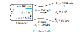 A rocket-nozzle designer is concerned about the force required to hold the nozzle section on the...