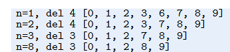 Study the following interactive session and explain in detail what happens in each pass of the loop,...-2