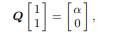 If Q is a 2 × 2 orthogonal matrix such that what must the value of a be?