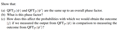 In Shor’s algorithm the inverse QFT plays a pivotal role. Draw a quantum circuit for the inverse...-2