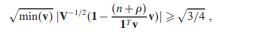 Let v = Xs in Exercise 12. Prove where V is the diagonal matrix of v. Thus, the two exercises imply...-1