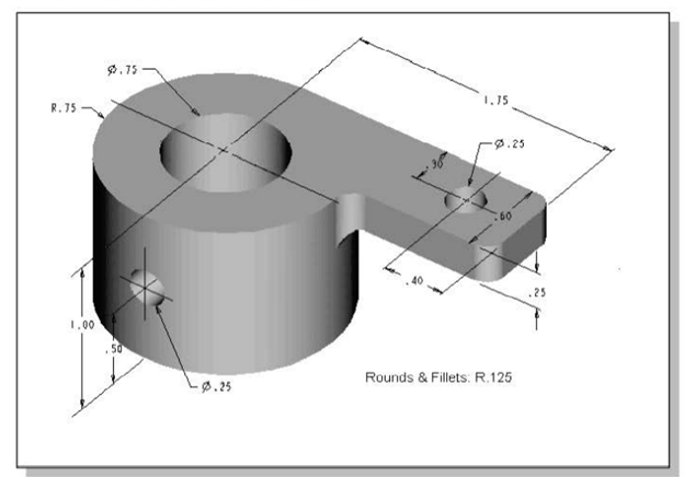 Shaft Guide (Dimensions are in inches.)