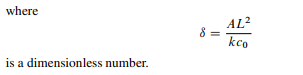 Suppose we have a diffusion problem on (0, L): Use c 0 as scale for u and a time scale as in the...-3