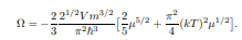 Use (6.170) and (6.174) to show that the mean pressure for T TF is given by (6.170) (6.174)-1