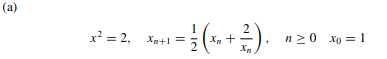 Use the Banach fixed-point theorem to find the solutions of the following nonlinear equations: Can...-1