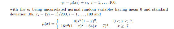 Linear smoothing splines have a boundary bias that can reduce the efficiency of the estimator near...-6