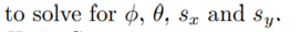 Give an example of an affine transformation which itself is not a translation nor a scaling nor a...-4