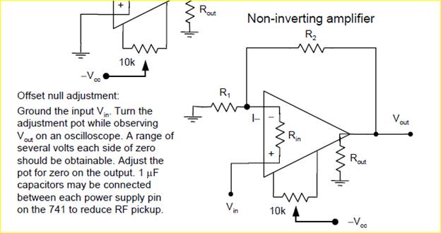 Alter the circuit to have a gain of 10 and measure the frequency response and input and output...-2