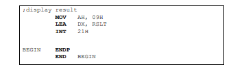 Given the program shown below, determine the contents of the RSLT field after each of the following...-3