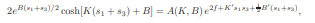 For nonzero magnetic field show that the function A(K, B) satisfies the relation: