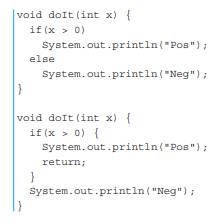 What is the difference, if anything, between the following two implementations of the method doIt(...