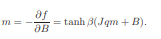 Write (5.94) in the form ßqJm = tanh-1 m = (1/2) ln[(1 + m)/(1- m)] and show that