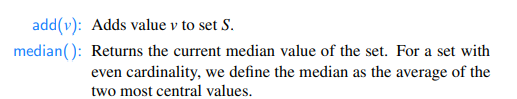 Suppose we are interested in dynamically maintaining a set S of integers, which is initially empty,...