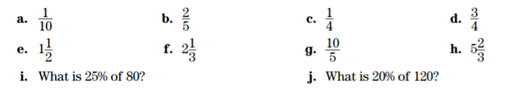 Express each of the following first as a decimal and then as a percent. Round your answers to two...-1