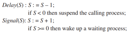 Here is an alternative to the code for the semaphore operations: Compare this to the code in Section...