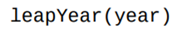 A year is a leap year if it is divisible by four, unless it is a century year in which case it must...-1