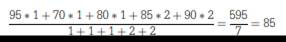 A weighted mean is used when there are varying weights for the data values. For a data set given by...-2