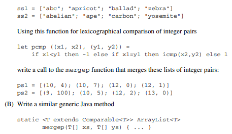 This exercise is similar to Exercise 5.1, but now you should handle sorted lists of arbitrary...-2