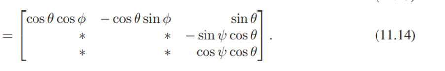 Write a short program that creates a rotation matrix from Rodrigues’ formula (Equation 11.17 below)...-1