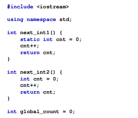 Consider the following C++ code: (a) What does the program print? (b) Which of the functions...-1