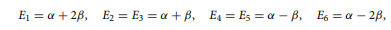 Find the eigenenergies and eigenvectors for the cyclic benzene molecule C6H6 in the framework of the...-3