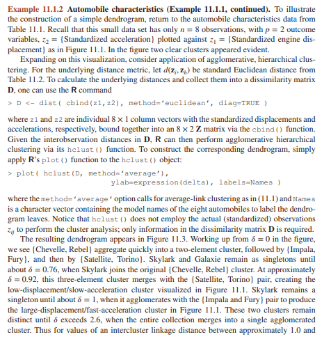 What happens if you change to Manhattan distance in Exercise 11.1? Exercise 11.1 Return to the...