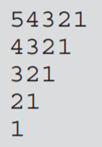 Consider the following program: If the user enters 5, for example, it is meant to produce the output...-2