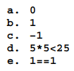 What are the values of a and b better this segment of code finishes executing? Which of these...-2