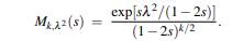 In this problem we generalize the noncentral chi-squared density of Problem 47. To distinguish these...-3