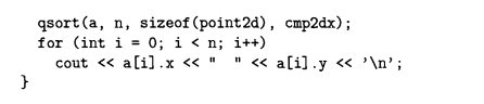 The standard library contains a sorting function qsortO, based on the quick sort algorithm. It can...-4