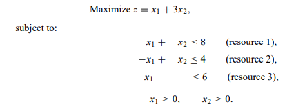 [Excel spreadsheet available at http://web.mit.edu/15.053/www/Exer3.7.xls] Consider the linear...-1