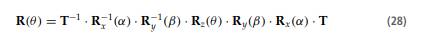 Prove that Equation 40 is equivalent to the general rotation transformation given in Equation 28.-2