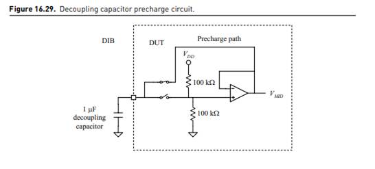 The amplifier of Figure 16.29 has 10 mV of DC offset. The nominal value of V MID is 1.50 V. Assuming...