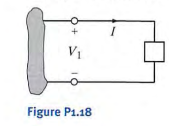 Determine the amount of power absorbed or supplied by the element in Fig. PI.1 8 if (a) V I = 9 V...