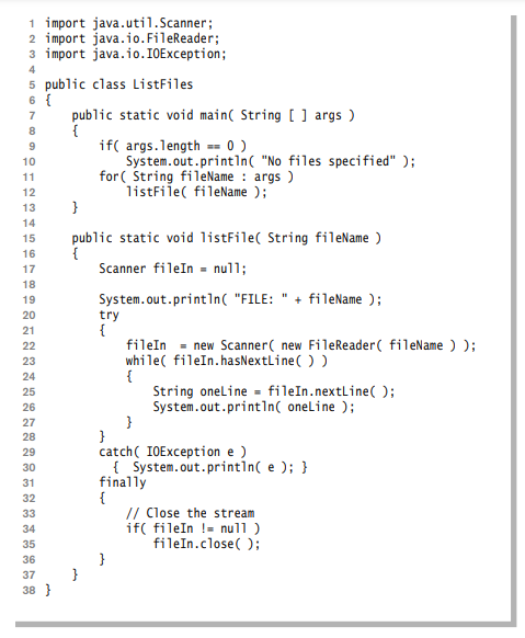 The finally block introduces complications in the Java language specification. Write a program to...-2