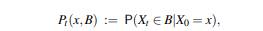 Let Xt be a time-homogeneous Markov process as defined in Problem 32. Put and assume that there is a...-1