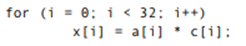 Unroll the loop below a. two times b. three times