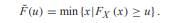 In this problem we prove a generalization of Theorem 3.22. Given a random variable X with CDF FX...-1