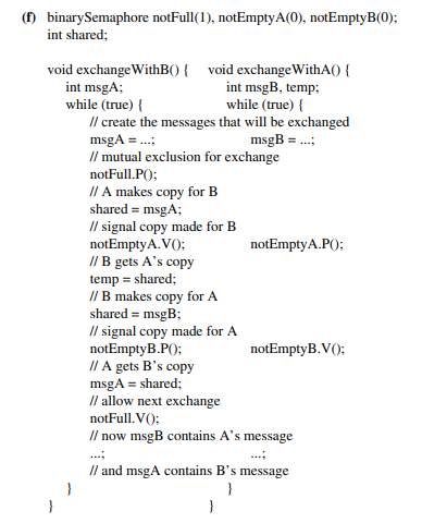 Message exchange [Carr et al. 2001]. There are two groups of threads. Threads from group A wish to...-10