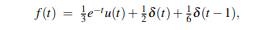 A random variable X has generalized density where u is the unit step function defined in Section...