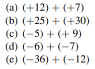 Perform addition of the following signed numbers; assume each number is represented by 6 bits and...